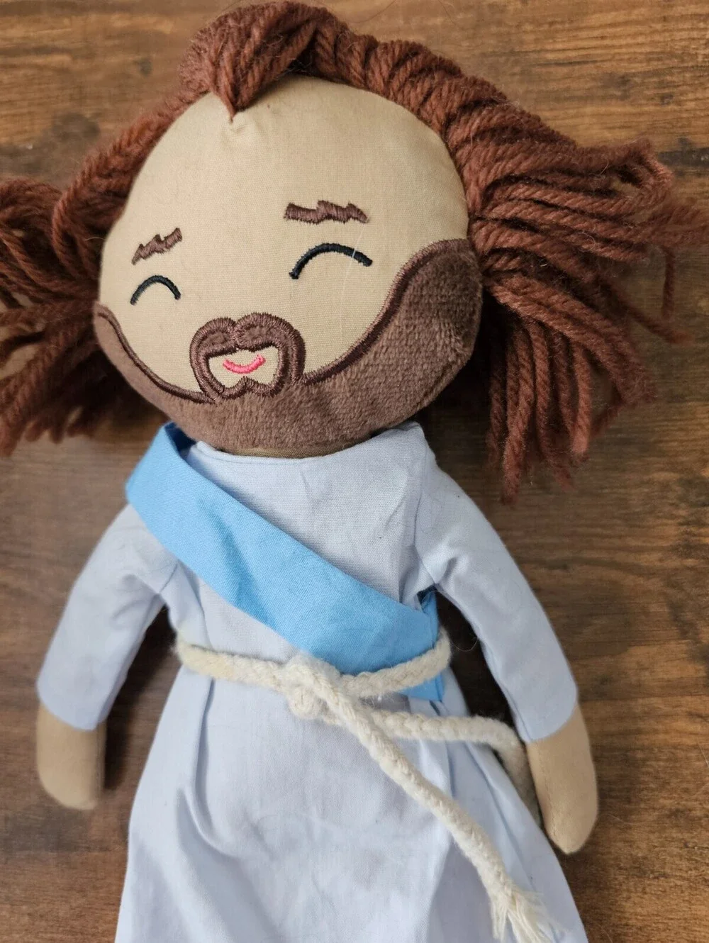 Shining Light Dolls Jesus Rag Doll 12-inch hand-sewn Cotton